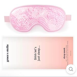 Grace & Stella Shhh let’s just sleep mask hot - cool gel bead mask